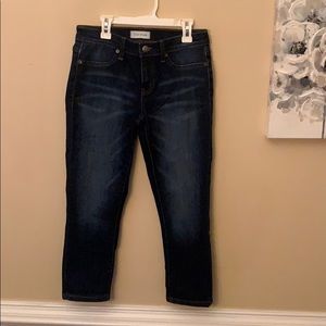 NWOT Lila Ryan dark jean capris
